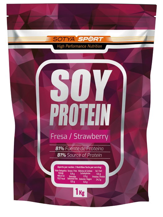 SOTYA Proteína de Soja Fresa 1kg SOTYA Proteína de Soja Fresa 1kg