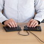 R-Go Tools Split Break Teclado Ergonómico Split QWERTY Negro Cableado