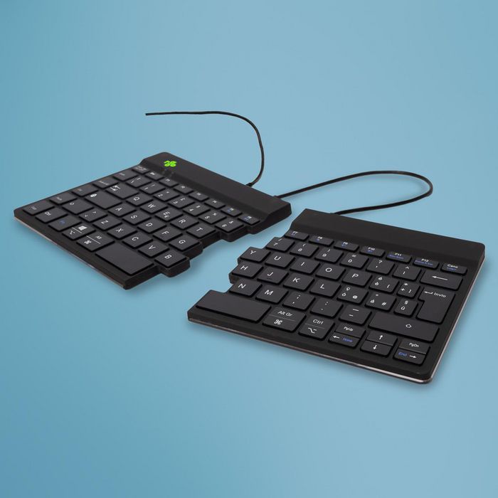 R-Go Tools Split Break Teclado Ergonómico Split QWERTY Negro Cableado R-Go Tools Split Break Teclado Ergonómico Split QWERTY Negro Cableado