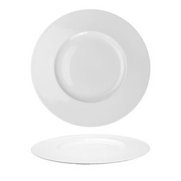 Royal Porcelain Plato Llano Beaulieu 27.5 cm de Porcelana Fine Bone China para Vajilla (Set de 6)