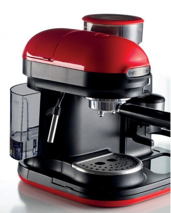 Ariete Cafetera Espresso Moderna con Molinillo Roja 1318/00