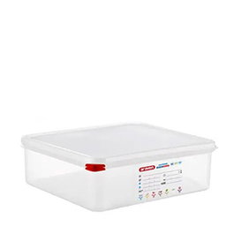 Araven Cubeta Hermética GN 2/3 - 100, Almacenaje y Transporte, 353 x 325 x 100 mm, Polipropileno