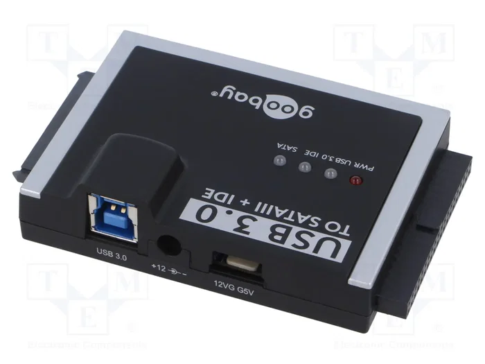 GOOBAY Adaptador USB 3.0 a IDE y SATA para HDD y SSD GOOBAY Adaptador USB 3.0 a IDE y SATA para HDD y SSD