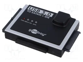 GOOBAY Adaptador USB 3.0 a IDE y SATA para HDD y SSD