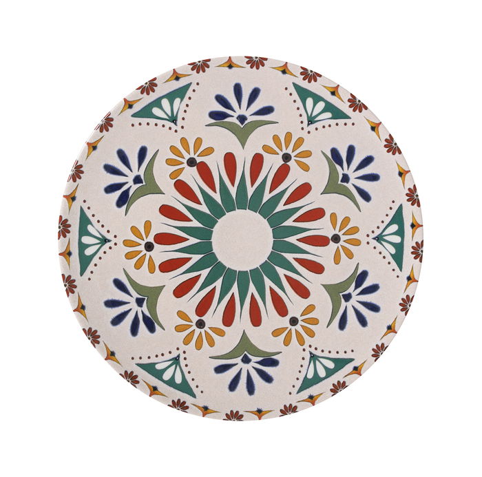 Santa Clara Vajilla Coimbra Monaco, 12 Piezas, Brillo, Plato Llano 26 cm, Plato Hondo 21 cm, Plato Postre 20 cm (2 Unidades)