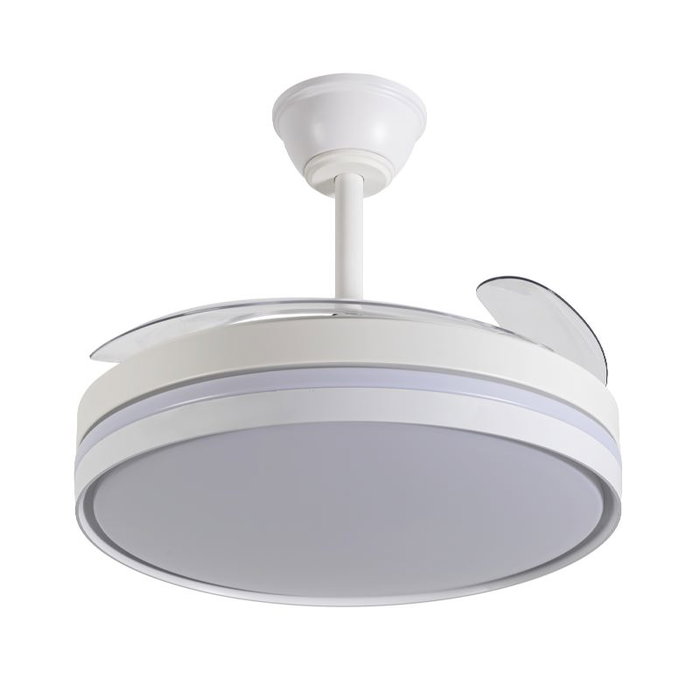 AVANT Ventilador de Techo 42" con Aspas Retráctiles, Motor 30W, Luz LED 36W, 3 Velocidades y Control por App