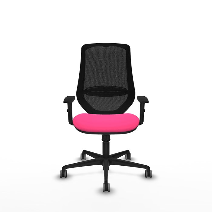 PIQUERAS Y CRESPO Silla de oficina Mardos Rosa con mecanismo Sincro PIQUERAS Y CRESPO Silla de oficina Mardos Rosa con mecanismo Sincro