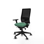 PIQUERAS Y CRESPO Silla de oficina Horna con Mecanismo Sincro, Verde Esmeralda y Negro