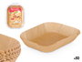 Kinvara Set 50 Moldes Papel Rectangulares para Freidora de Aire 22x30x14 cm Marron (Set de 24)