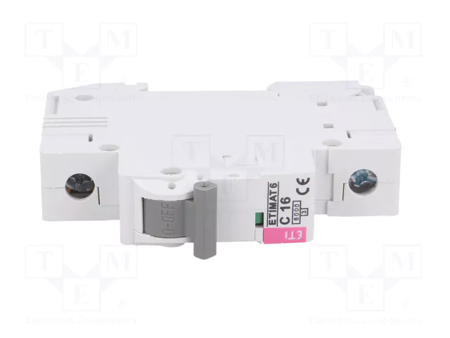 ETI POLAM Interruptor magnetotérmico ETIMAT 6 1P C16 6kA