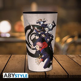 Abystyle Vaso Jujutsu Kaisen Tokyo Vs Kyoto - Vaso Grande Oficial 400ml con Licencia, Diseño Anime