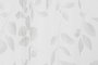 DKD Home Decor Cortina Oriental Gris Claro Blanco Poliester Visillo Hojas 270 x 140 cm (2 Unidades)