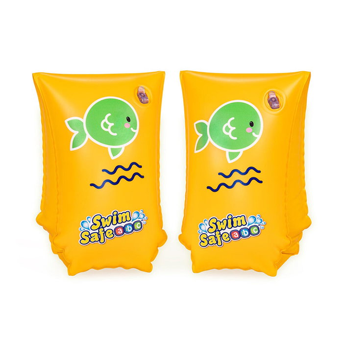 Bestway Manguitos Hinchables de Seguridad para Niños 30x15 cm - Amarillo