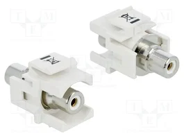DeLOCK 86307 Módulo Keystone RCA Blanco