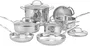 Cuisinart 77-11G Juego de Utensilios de Cocina, Acero Inoxidable, 11 Piezas, Apto para Inducción