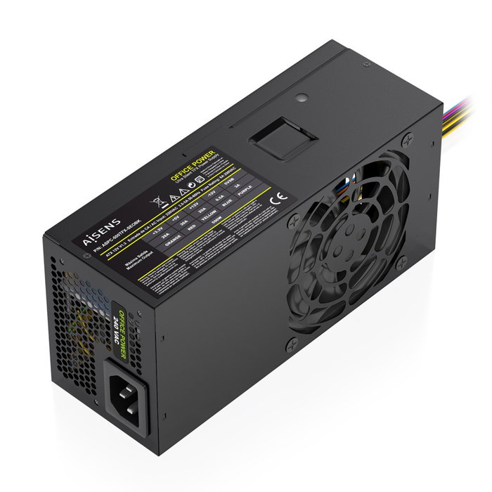 Aisens Fuente de Alimentación TFX 500W ASPC-500TFX-SEOBK Negra Aisens Fuente de Alimentación TFX 500W ASPC-500TFX-SEOBK Negra