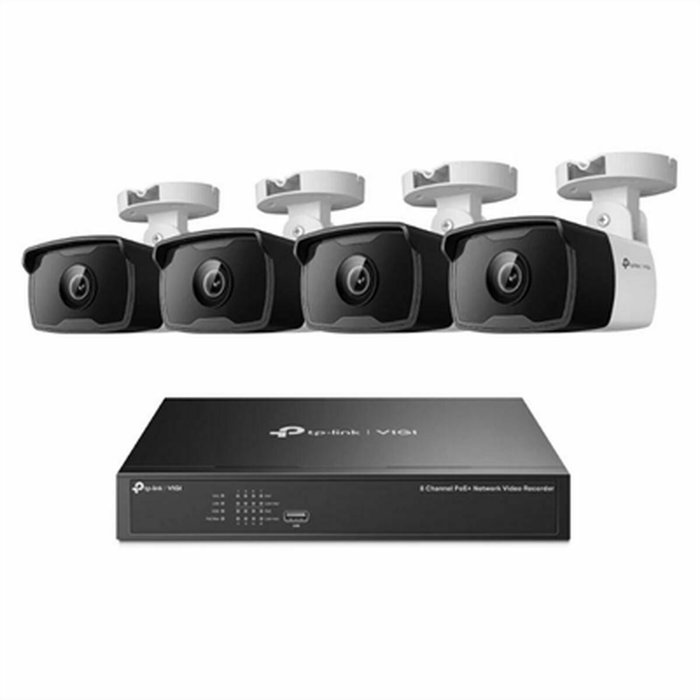 Tp-Link VIGI Kit de videovigilancia 3MP con 4 cámaras Bullet C330I y NVR de 8 canales PoE+ Tp-Link VIGI Kit de videovigilancia 3MP con 4 cámaras Bullet C330I y NVR de 8 canales PoE+