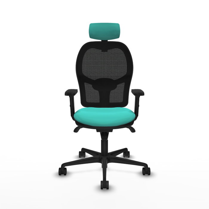 PIQUERAS Y CRESPO Silla de oficina Jorquera Sincro Turquesa y Negro PIQUERAS Y CRESPO Silla de oficina Jorquera Sincro Turquesa y Negro