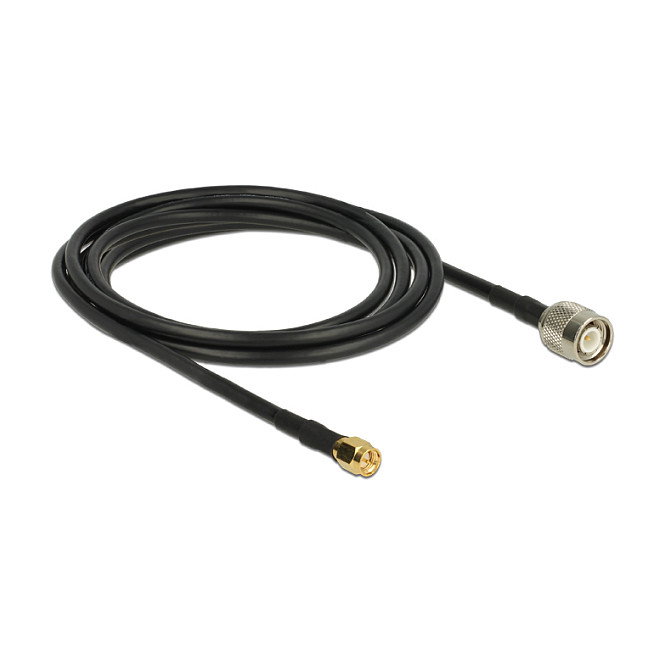 DeLOCK 89506 Cable coaxial CFD200 TNC a SMA 2,5 m DeLOCK 89506 Cable coaxial CFD200 TNC a SMA 2,5 m