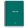 DOHE Agenda Escolar Basic Element A5 Espiral Verde 2026-27