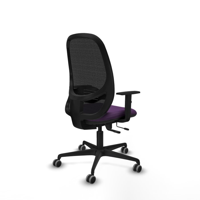 PIQUERAS Y CRESPO Silla de oficina Cilanco Morada con mecanismo Sincro/Traslack