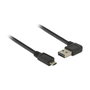 DeLOCK Cable USB 2.0 Tipo-A a Micro-B 0,5 m Negro