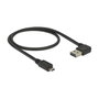 DeLOCK Cable USB 2.0 Tipo-A a Micro-B 0,5 m Negro