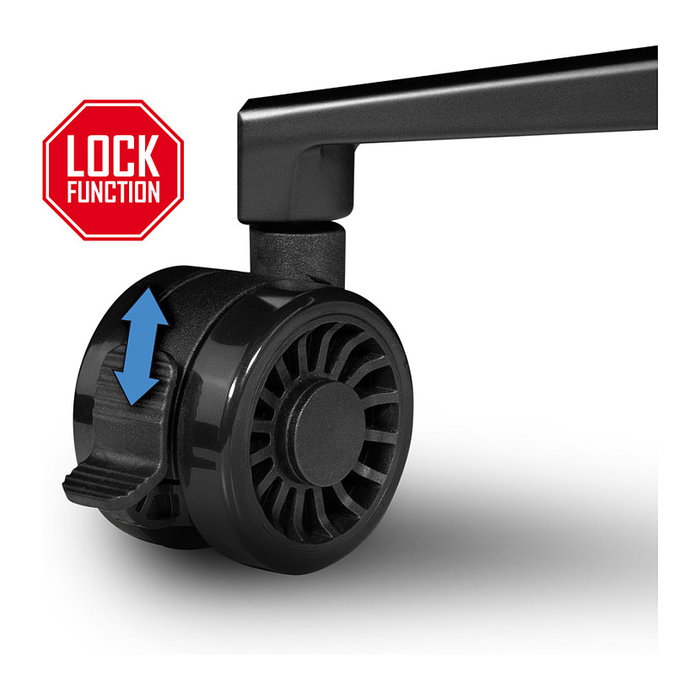 Sharkoon SKILLER SGS40 Silla de oficina giratoria ergonómica, negro, tapicería de tela, reposabrazos 4D, 150 kg, SGS40