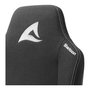 Sharkoon SKILLER SGS40 Silla de oficina giratoria ergonómica, negro, tapicería de tela, reposabrazos 4D, 150 kg, SGS40