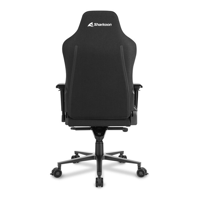 Sharkoon SKILLER SGS40 Silla de oficina giratoria ergonómica, negro, tapicería de tela, reposabrazos 4D, 150 kg, SGS40