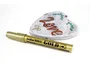 Artline EK-900 Marcador Permanente Tinta Metálica Oro Punta Redonda 2.3 mm