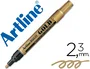 Artline EK-900 Marcador Permanente Tinta Metálica Oro Punta Redonda 2.3 mm
