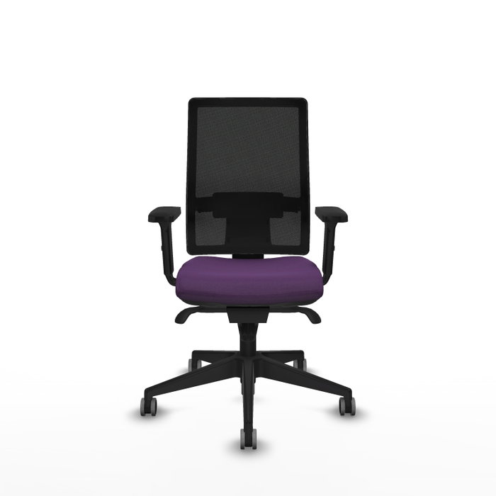 PIQUERAS Y CRESPO Silla de oficina Horna con mecanismo Sincro, Morado y Negro PIQUERAS Y CRESPO Silla de oficina Horna con mecanismo Sincro, Morado y Negro