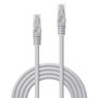 Lindy Cable de red Cat6 U/UTP 10 m Gris RJ-45