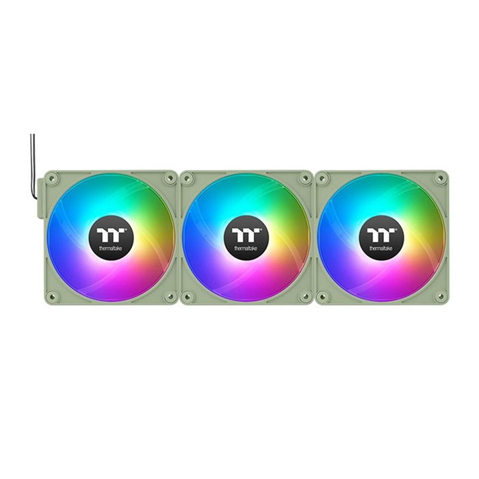 Thermaltake CT120 EX ARGB Pack de 3 Ventiladores 120 mm Verde