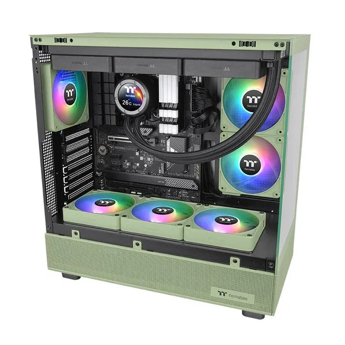 Thermaltake CT120 EX ARGB Pack de 3 Ventiladores 12 cm Verde Thermaltake CT120 EX ARGB Pack de 3 Ventiladores 12 cm Verde