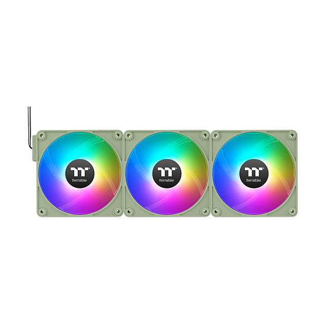 Thermaltake CT120 EX ARGB Pack de 3 Ventiladores 120 mm Verde
