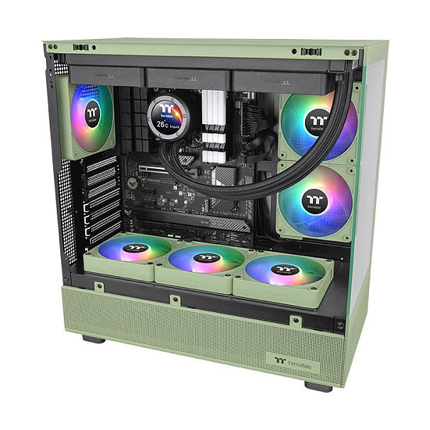 Thermaltake CT120 EX ARGB Pack de 3 Ventiladores 120 mm Verde