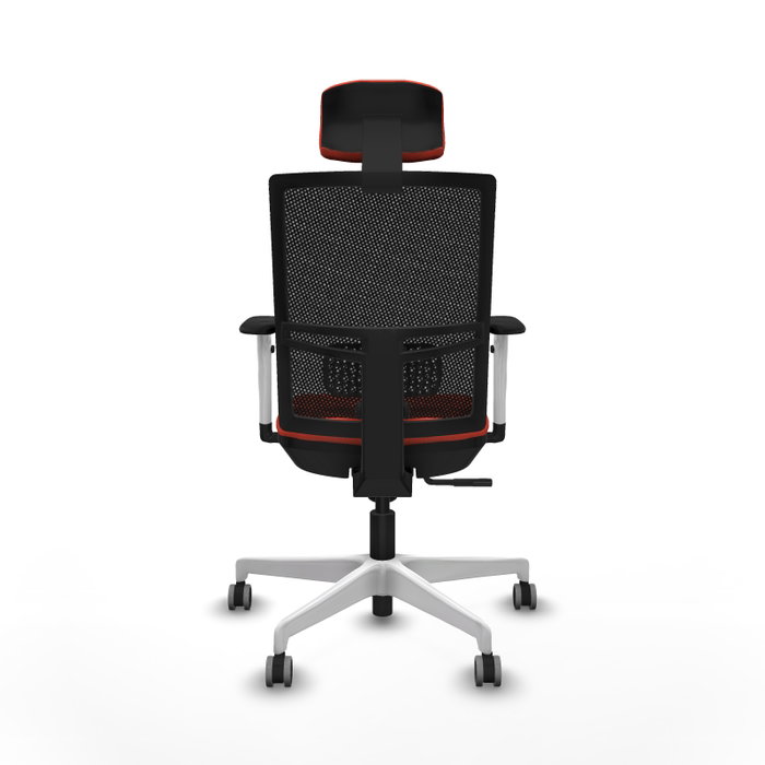 PIQUERAS Y CRESPO Silla de oficina Yunquera con mecanismo Sincro, Naranja oscuro y Negro PIQUERAS Y CRESPO Silla de oficina Yunquera con mecanismo Sincro, Naranja oscuro y Negro