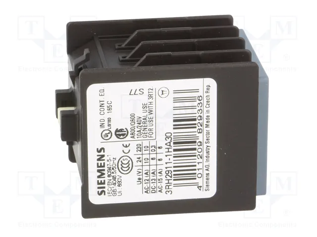 SIEMENS 3RH2911-1HA30 Contactores auxiliares S0, S00, S2