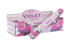 DKD Home Decor Set de 20 Varillas de Incienso Aroma Violeta