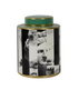 DKD Home Decor Tibor de Porcelana Verde JING ESTAT