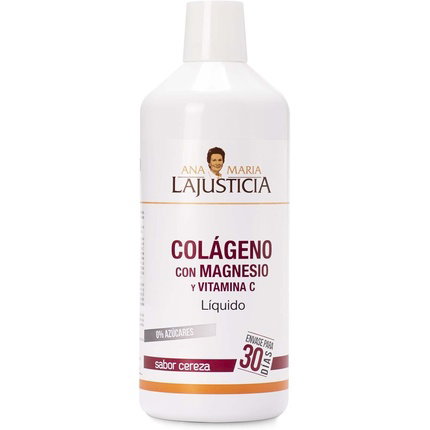 Ana Maria Lajusticia Colágeno con Magnesio y Vitamina C sabor Cereza 1L