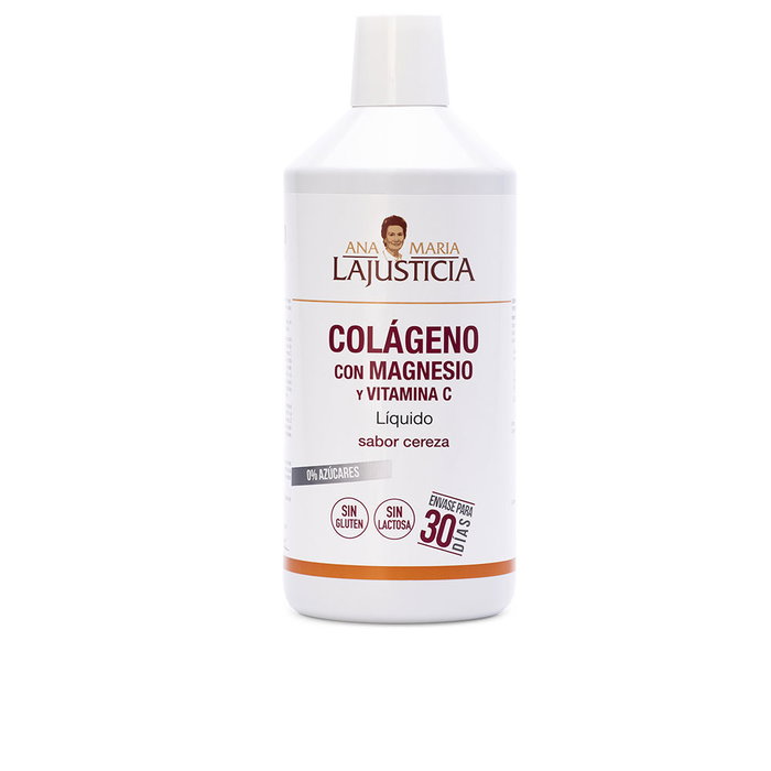 Ana Maria Lajusticia Colágeno con Magnesio y Vitamina C Sabor Cereza 1000 ml Ana Maria Lajusticia Colágeno con Magnesio y Vitamina C Sabor Cereza 1000 ml