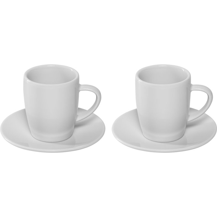 Jura Set de 2 Tazas de Café Blancas de 135ml Jura Set de 2 Tazas de Café Blancas de 135ml