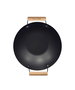Inde Quttin Sartén Wok con 2 Asas de Madera 30 cm (6 Unidades)