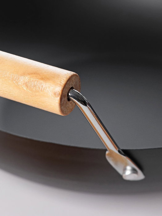 Inde Quttin Sartén Wok con 2 Asas de Madera 30 cm (6 Unidades) Inde Quttin Sartén Wok con 2 Asas de Madera 30 cm (6 Unidades)
