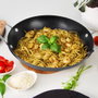 Inde Quttin Sartén Wok con 2 Asas de Madera 30 cm (6 Unidades)