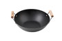 Inde Quttin Sartén Wok con 2 Asas de Madera 30 cm (6 Unidades)