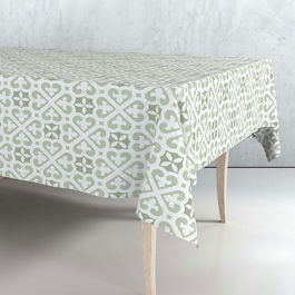 Exma Mantel de hule ribeteado PVC/tejido 140 x 180 cm colores surtidos